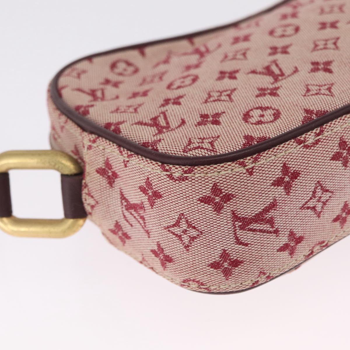 LOUIS VUITTON Monogram Mini Juliet MM Shoulder Bag Red M92219 LV Auth gh2452