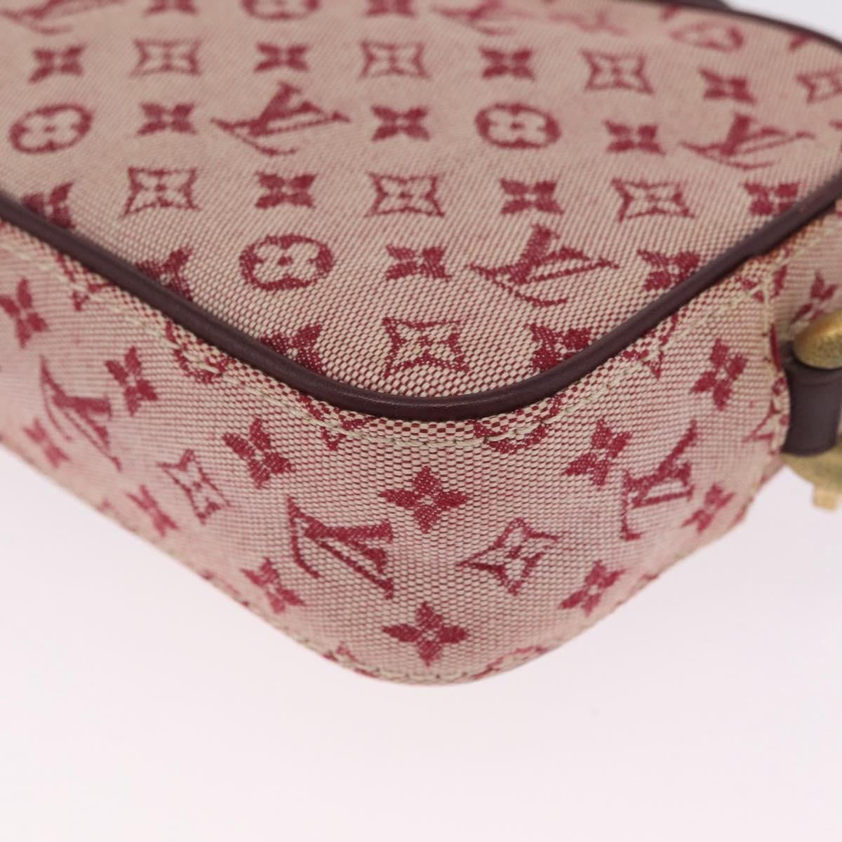 LOUIS VUITTON Monogram Mini Juliet MM Shoulder Bag Red M92219 LV Auth gh2452