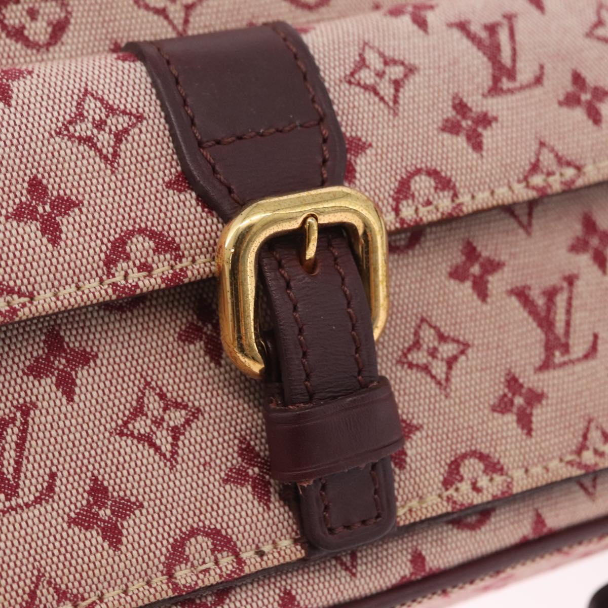 LOUIS VUITTON Monogram Mini Juliet MM Shoulder Bag Red M92219 LV Auth gh2452