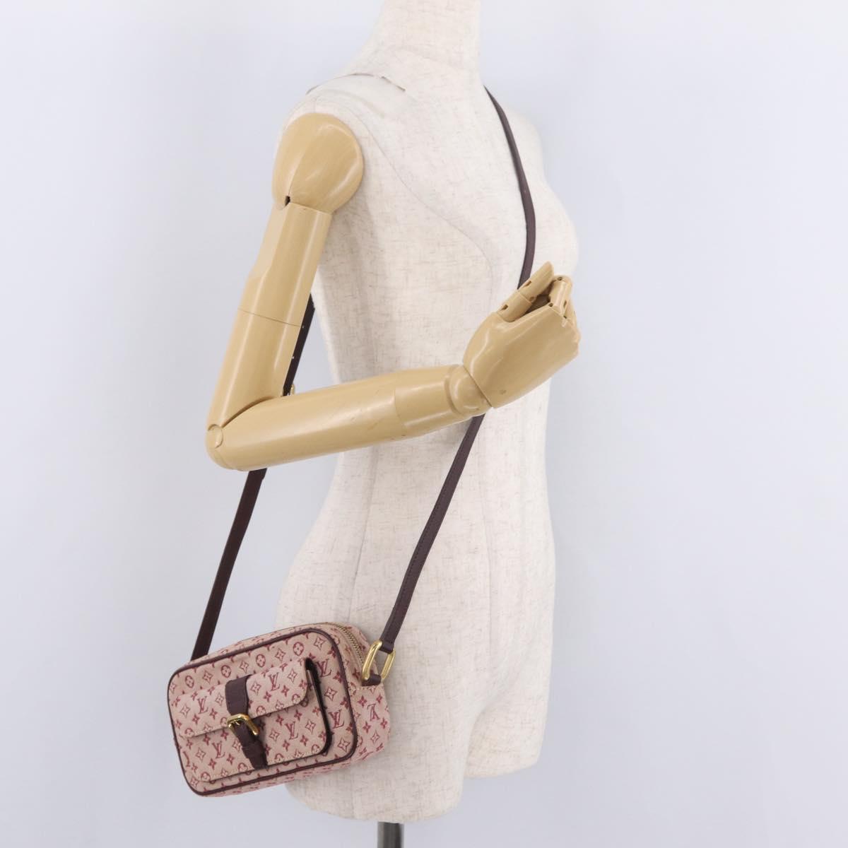 LOUIS VUITTON Monogram Mini Juliet MM Shoulder Bag Red M92219 LV Auth gh2452