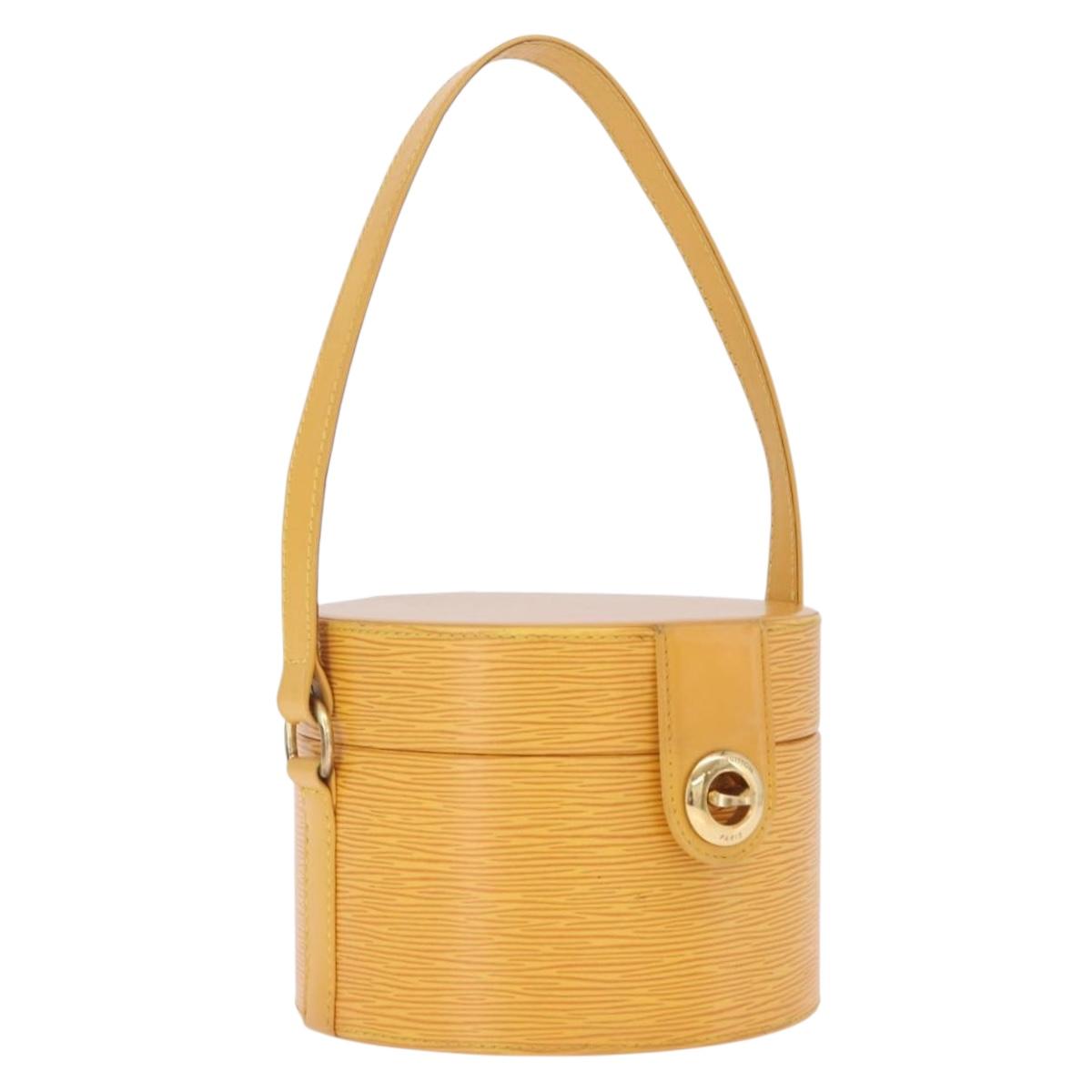 LOUIS VUITTON Epi Shoulder Bag Yellow LV Auth gh2453V