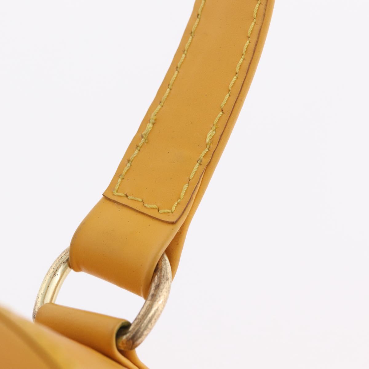 LOUIS VUITTON Epi Shoulder Bag Yellow LV Auth gh2453V