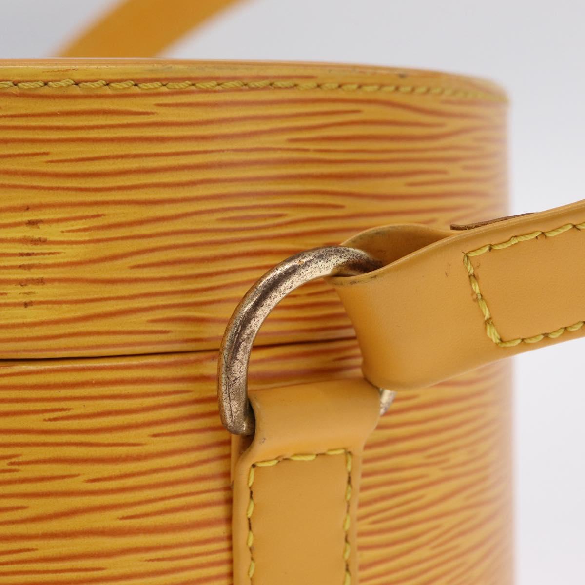 LOUIS VUITTON Epi Shoulder Bag Yellow LV Auth gh2453V