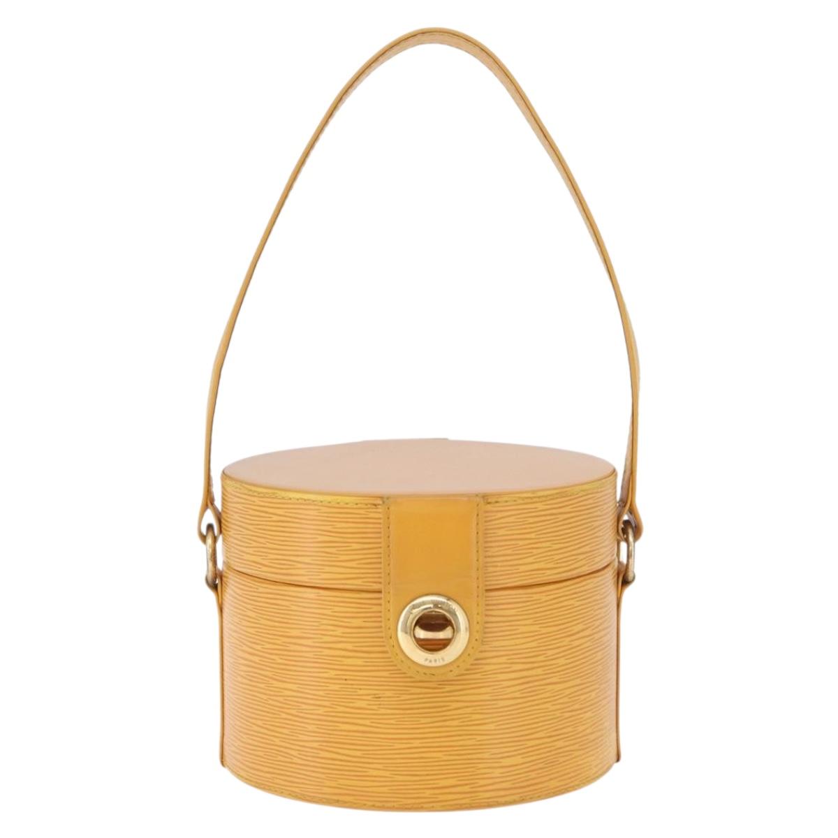 LOUIS VUITTON Epi Shoulder Bag Yellow LV Auth gh2453V