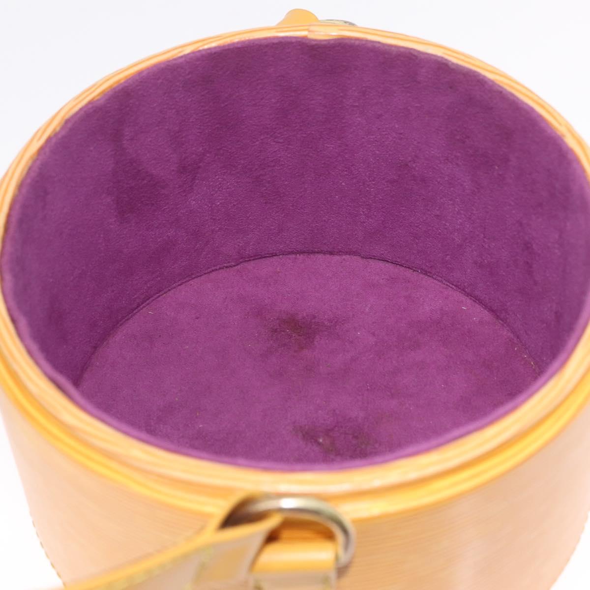 LOUIS VUITTON Epi Shoulder Bag Yellow LV Auth gh2453V