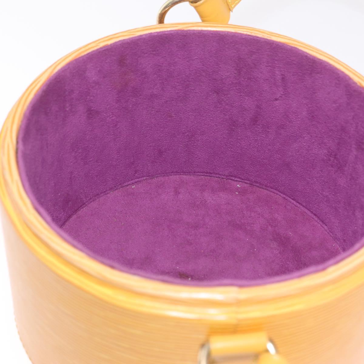 LOUIS VUITTON Epi Shoulder Bag Yellow LV Auth gh2453V