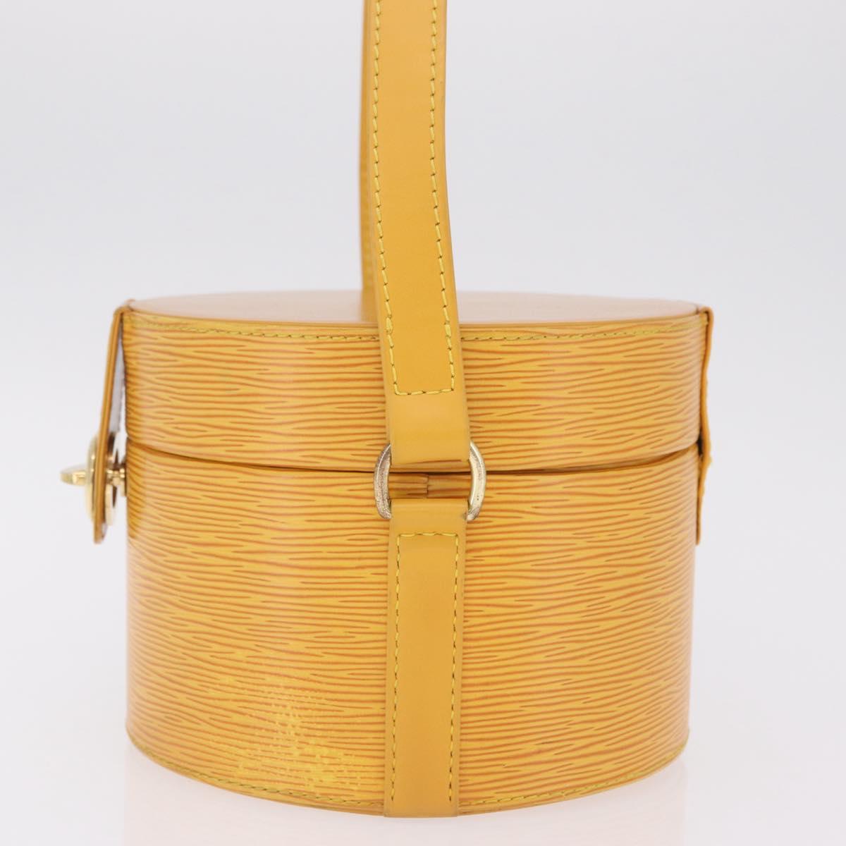 LOUIS VUITTON Epi Shoulder Bag Yellow LV Auth gh2453V