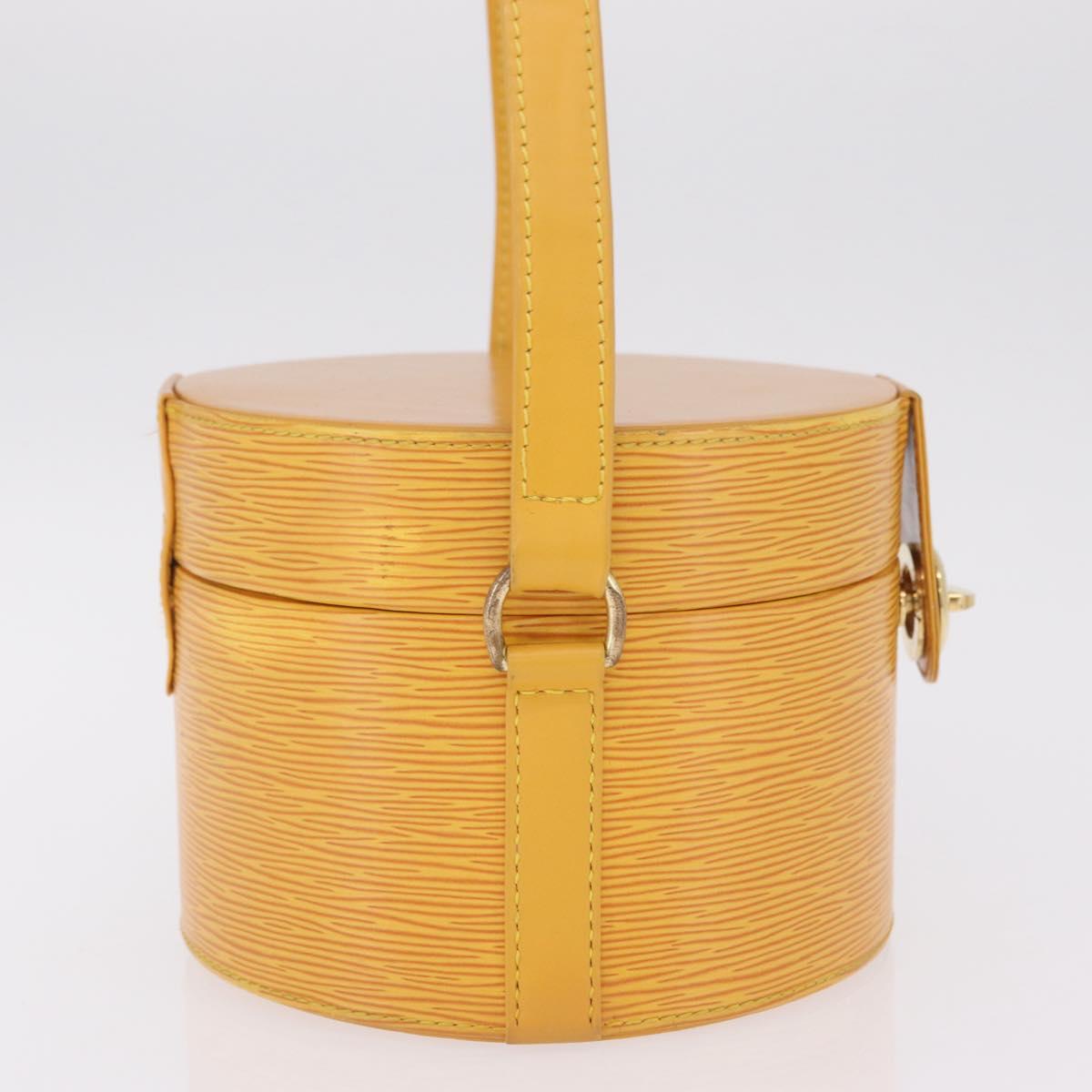 LOUIS VUITTON Epi Shoulder Bag Yellow LV Auth gh2453V