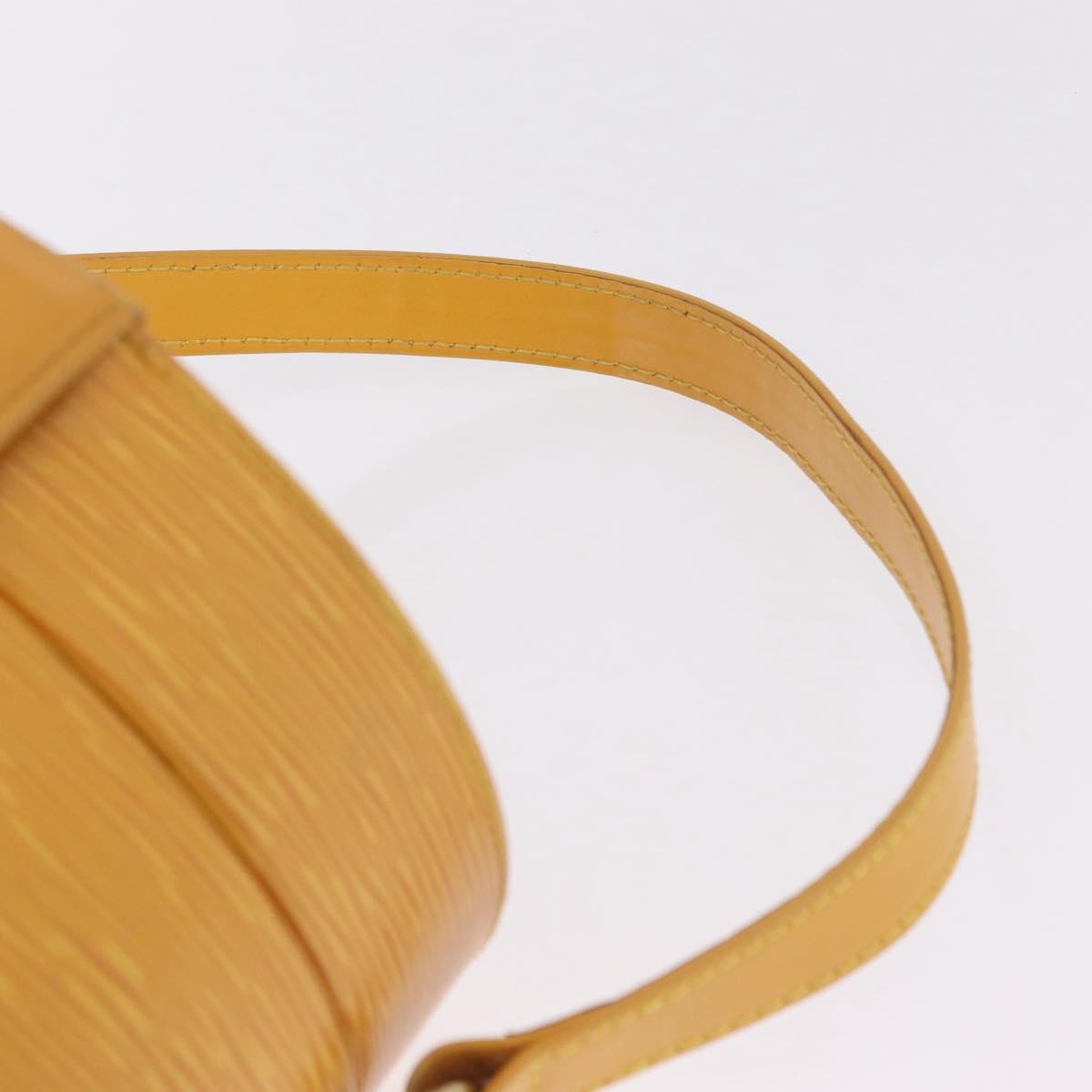 LOUIS VUITTON Epi Shoulder Bag Yellow LV Auth gh2453V
