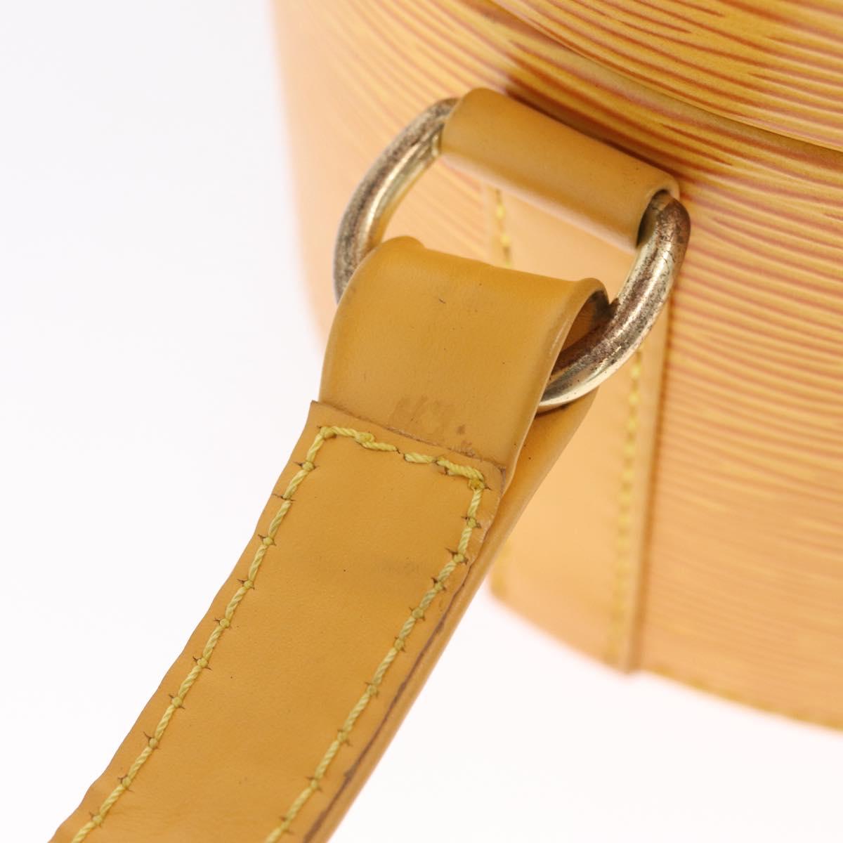 LOUIS VUITTON Epi Shoulder Bag Yellow LV Auth gh2453V