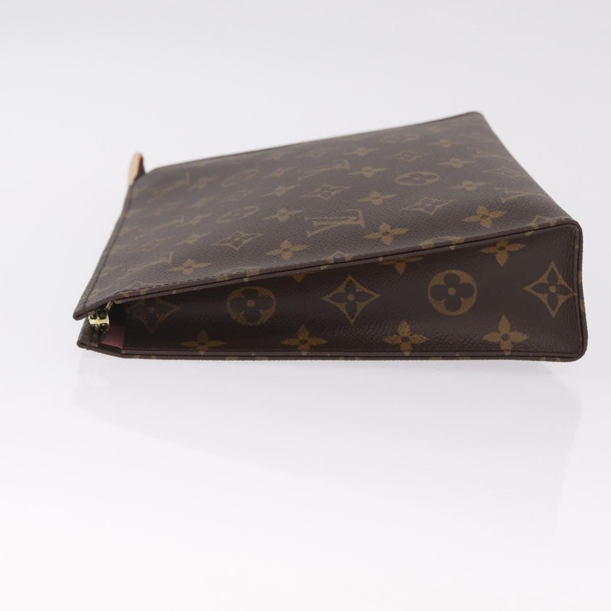 LOUIS VUITTON Monogram Trio Posh Toilette Clutch Bag M47195 LV Auth gh2459SAM