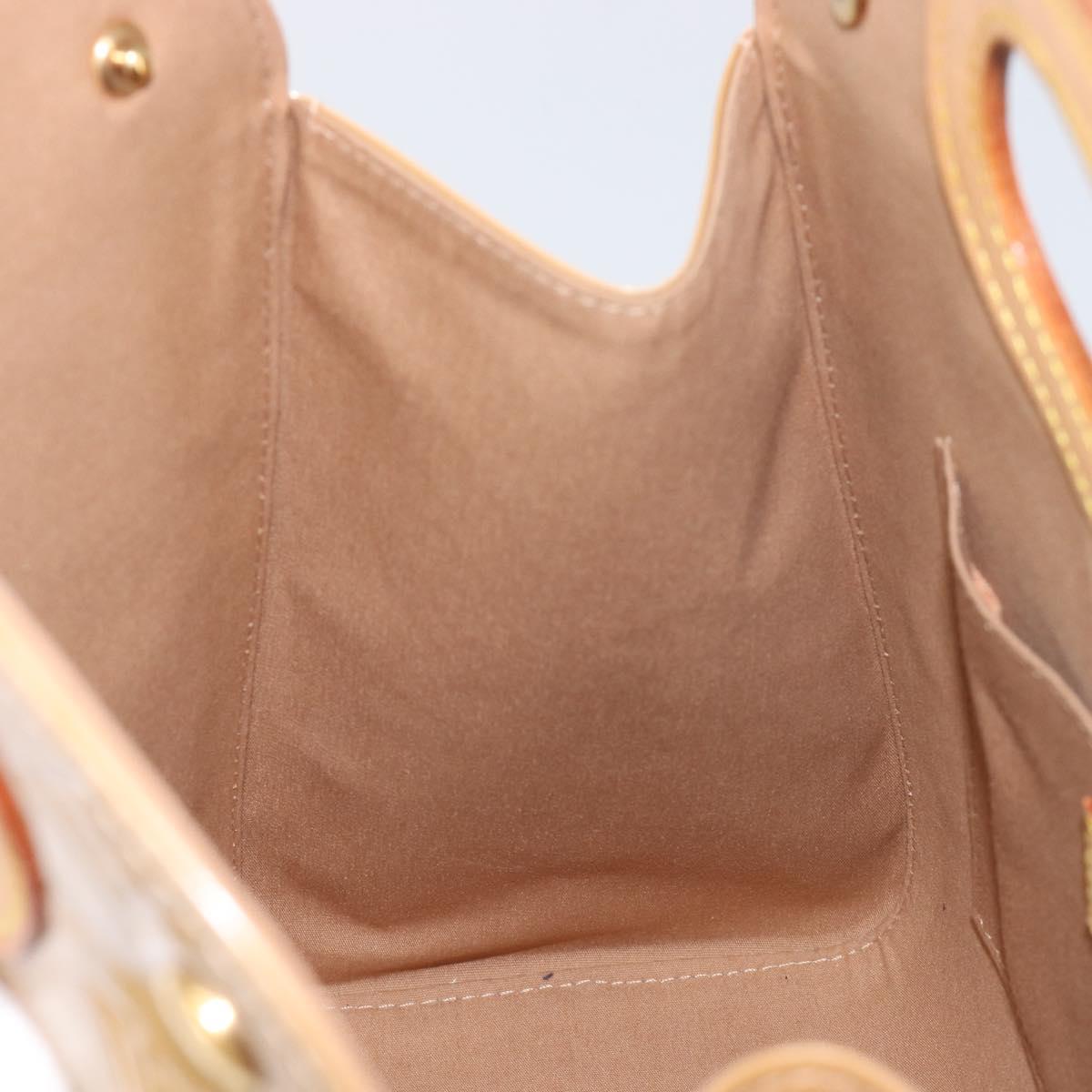 LOUIS VUITTON Monogram Vernis Maple drive Hand Bag Noisette M91376 Auth gh2464V