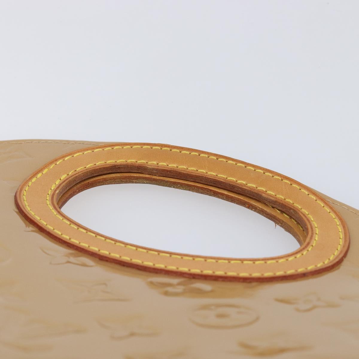 LOUIS VUITTON Monogram Vernis Maple drive Hand Bag Noisette M91376 Auth gh2464V
