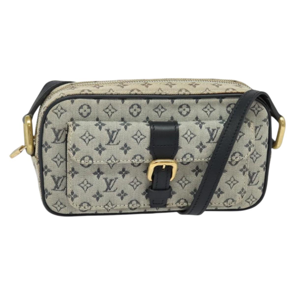 LOUIS VUITTON Monogram Mini Juliet MM Shoulder Bag Blue M92004 LV Auth gh259