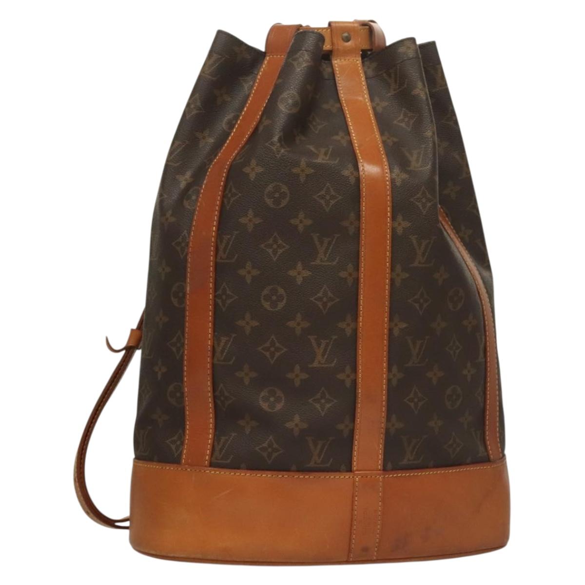 LOUIS VUITTON Monogram Randonnee GM Shoulder Bag M42244 LV Auth gh320