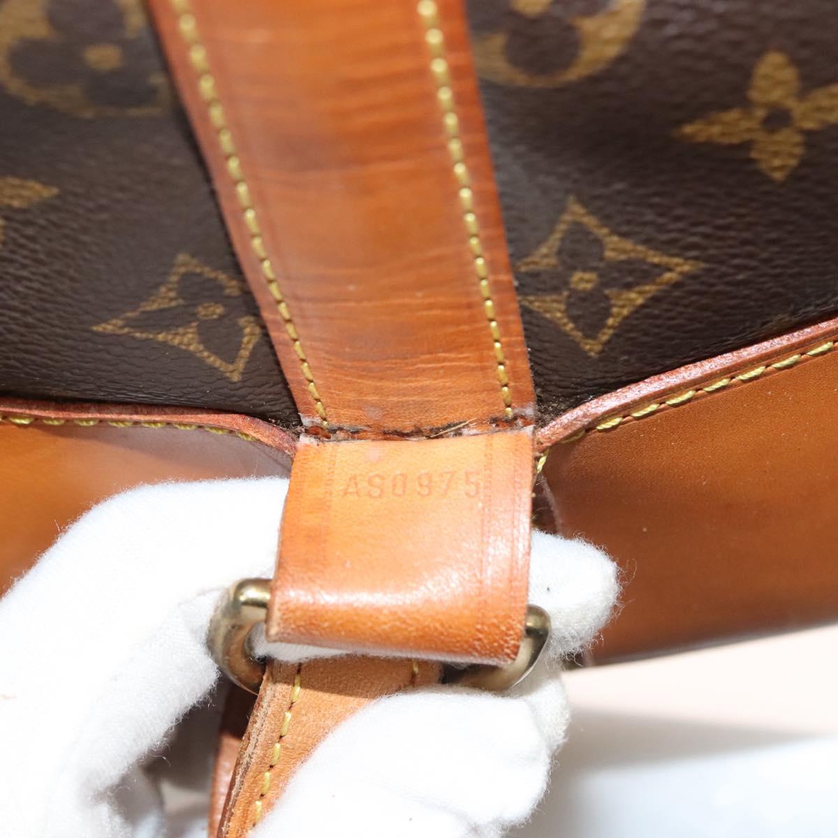 LOUIS VUITTON Monogram Randonnee GM Shoulder Bag M42244 LV Auth gh320
