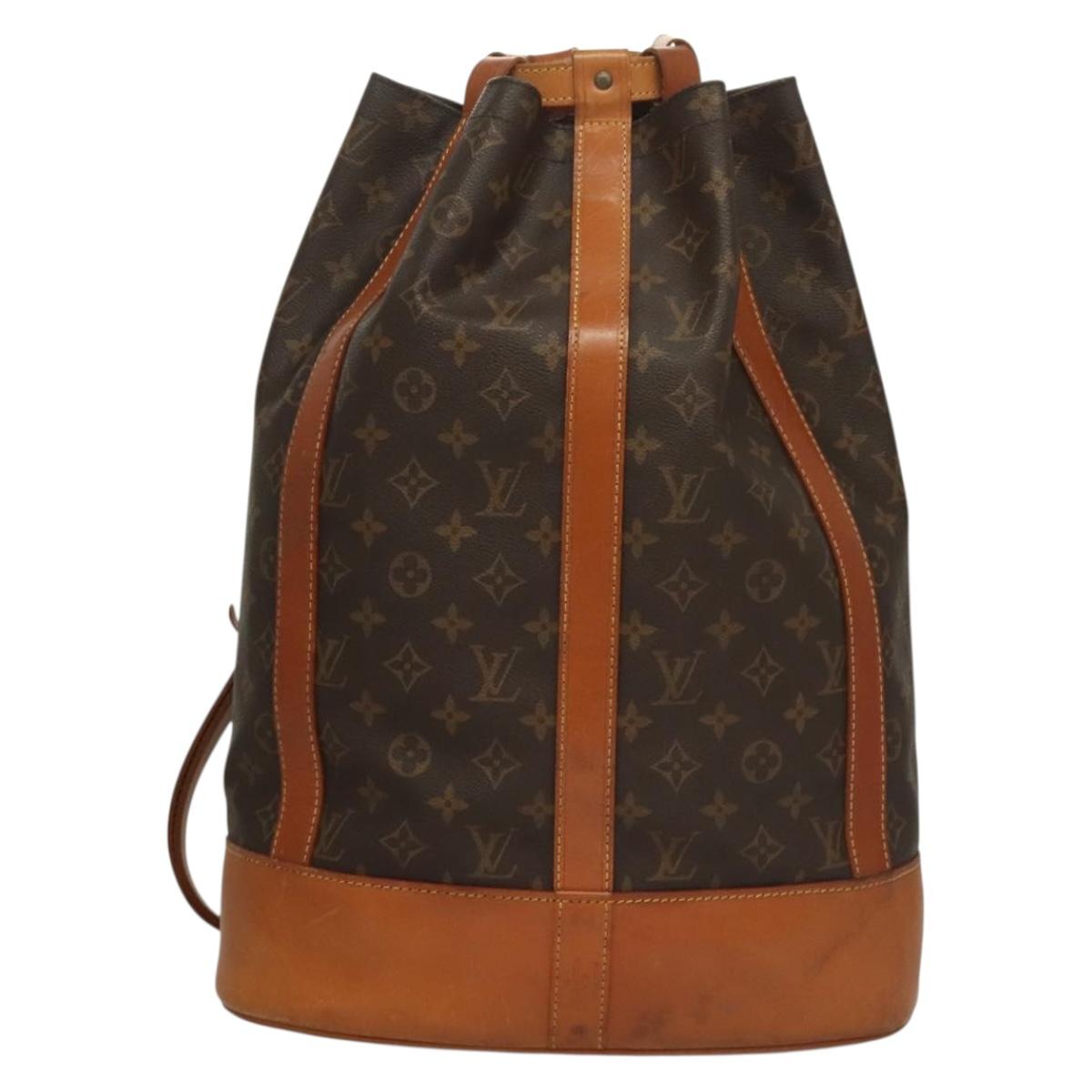 LOUIS VUITTON Monogram Randonnee GM Shoulder Bag M42244 LV Auth gh320