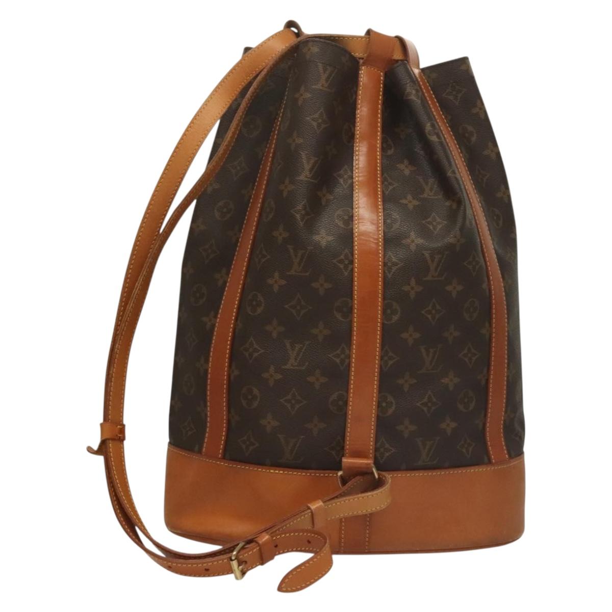 LOUIS VUITTON Monogram Randonnee GM Shoulder Bag M42244 LV Auth gh320