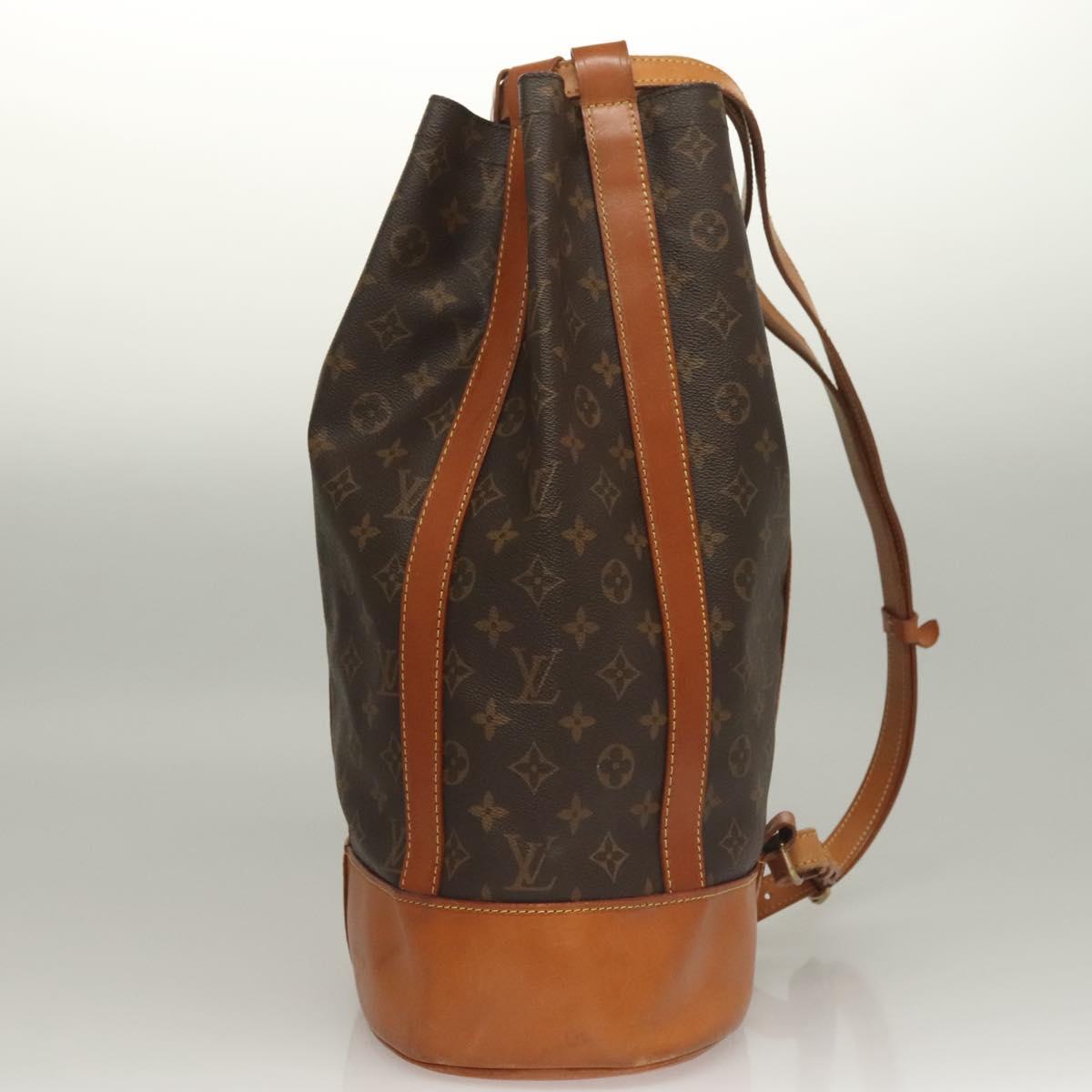 LOUIS VUITTON Monogram Randonnee GM Shoulder Bag M42244 LV Auth gh320