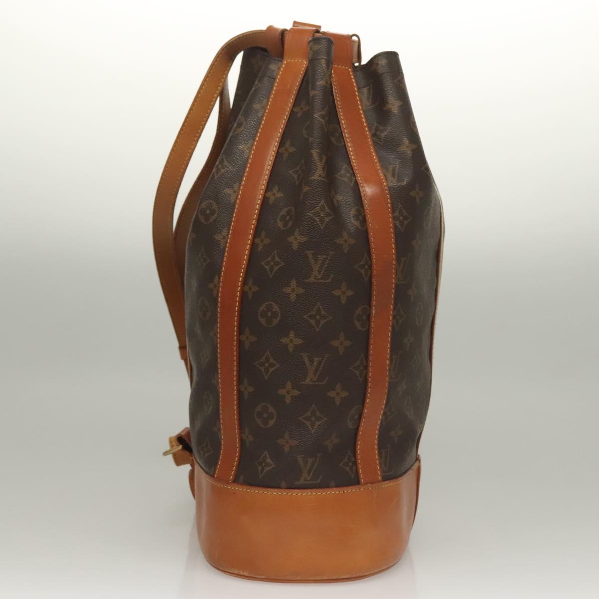 LOUIS VUITTON Monogram Randonnee GM Shoulder Bag M42244 LV Auth gh320