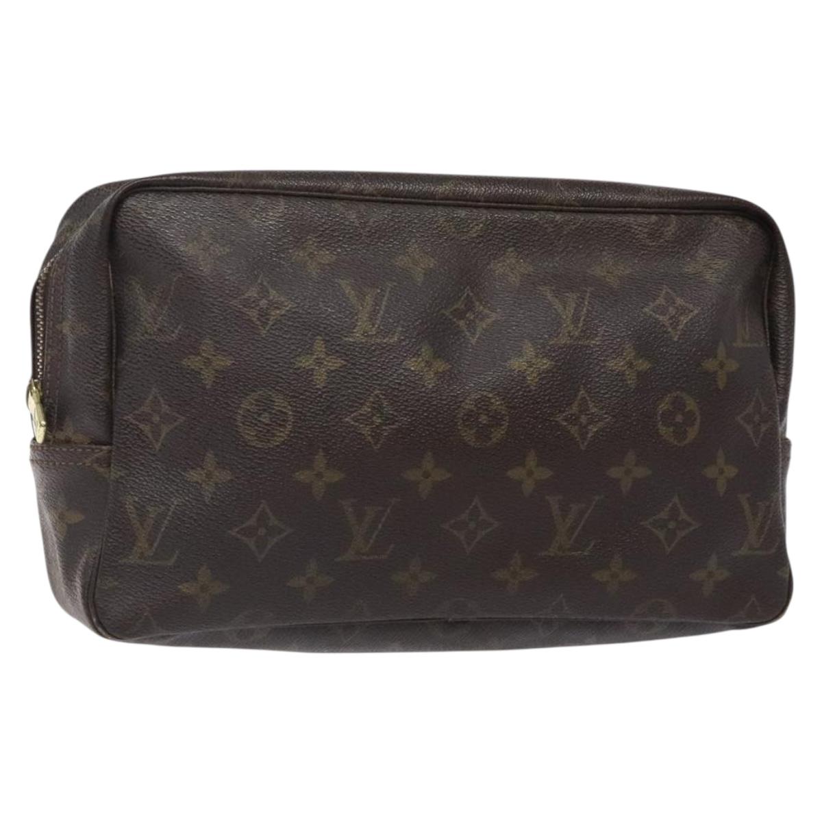 LOUIS VUITTON Monogram Trousse Toilette 28 Clutch Bag M47522 LV Auth gh357