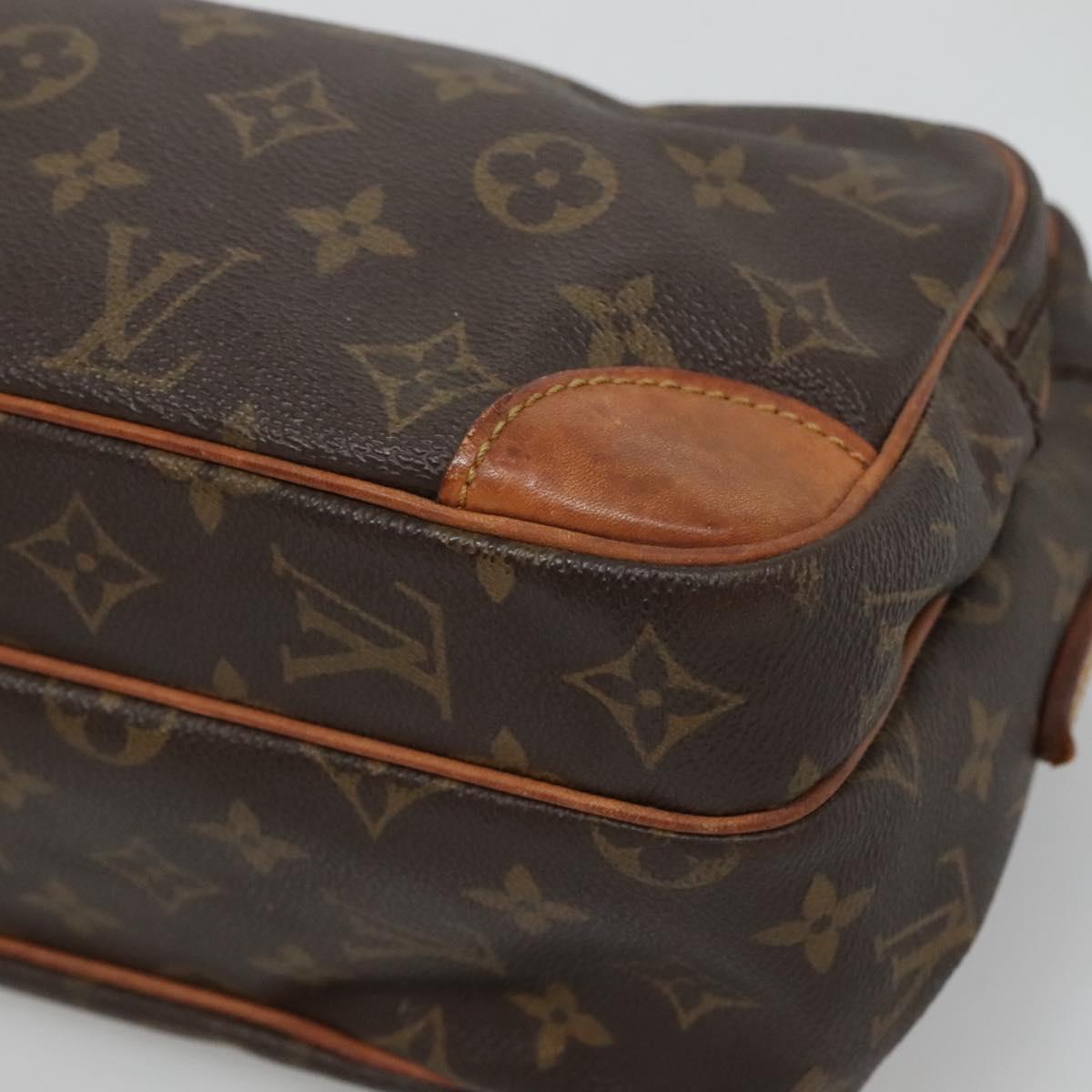 LOUIS VUITTON Monogram Nile Shoulder Bag M45244 LV Auth gh372
