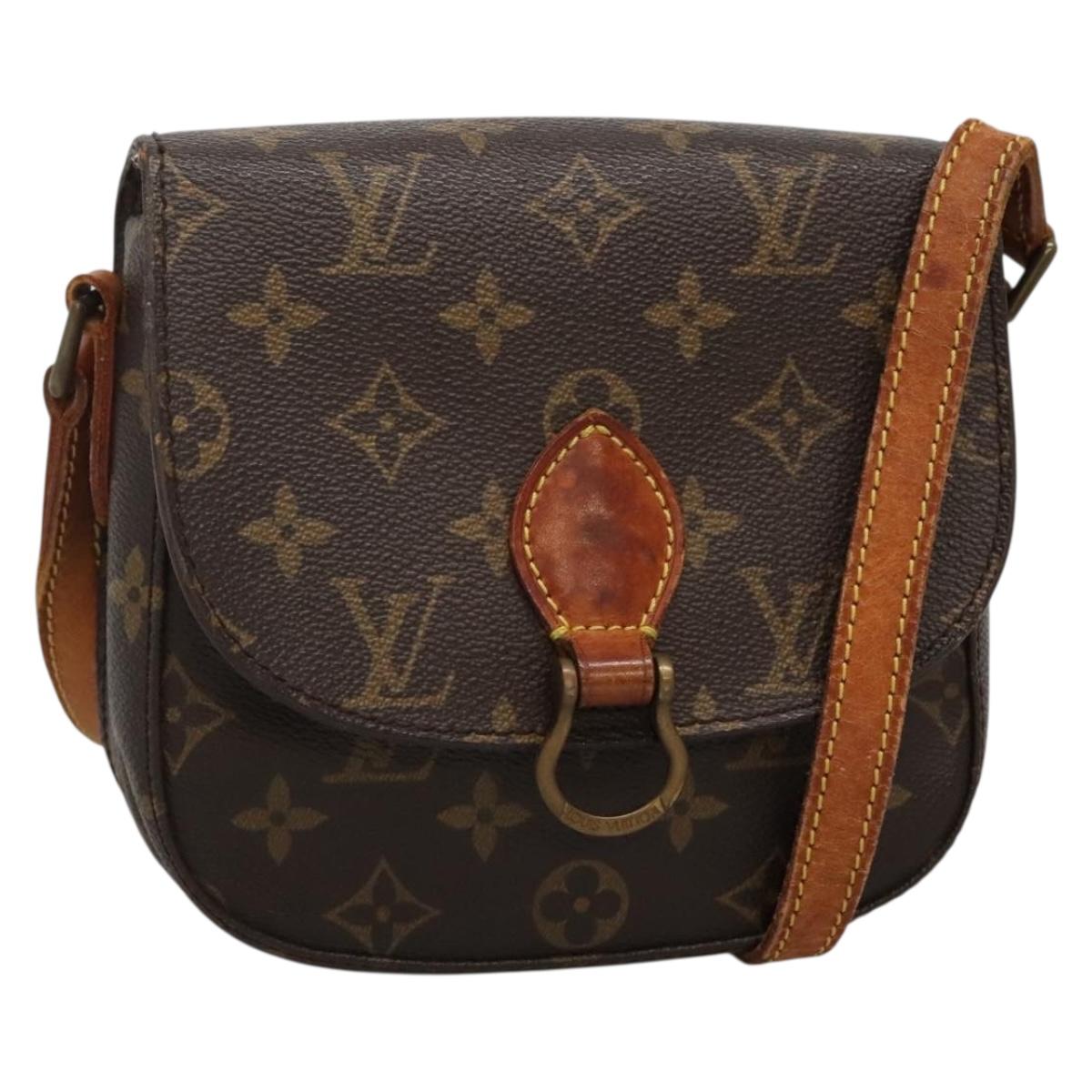 LOUIS VUITTON Monogram Monogram Saint Cloud PM Shoulder Bag M51244 LV Auth gh401