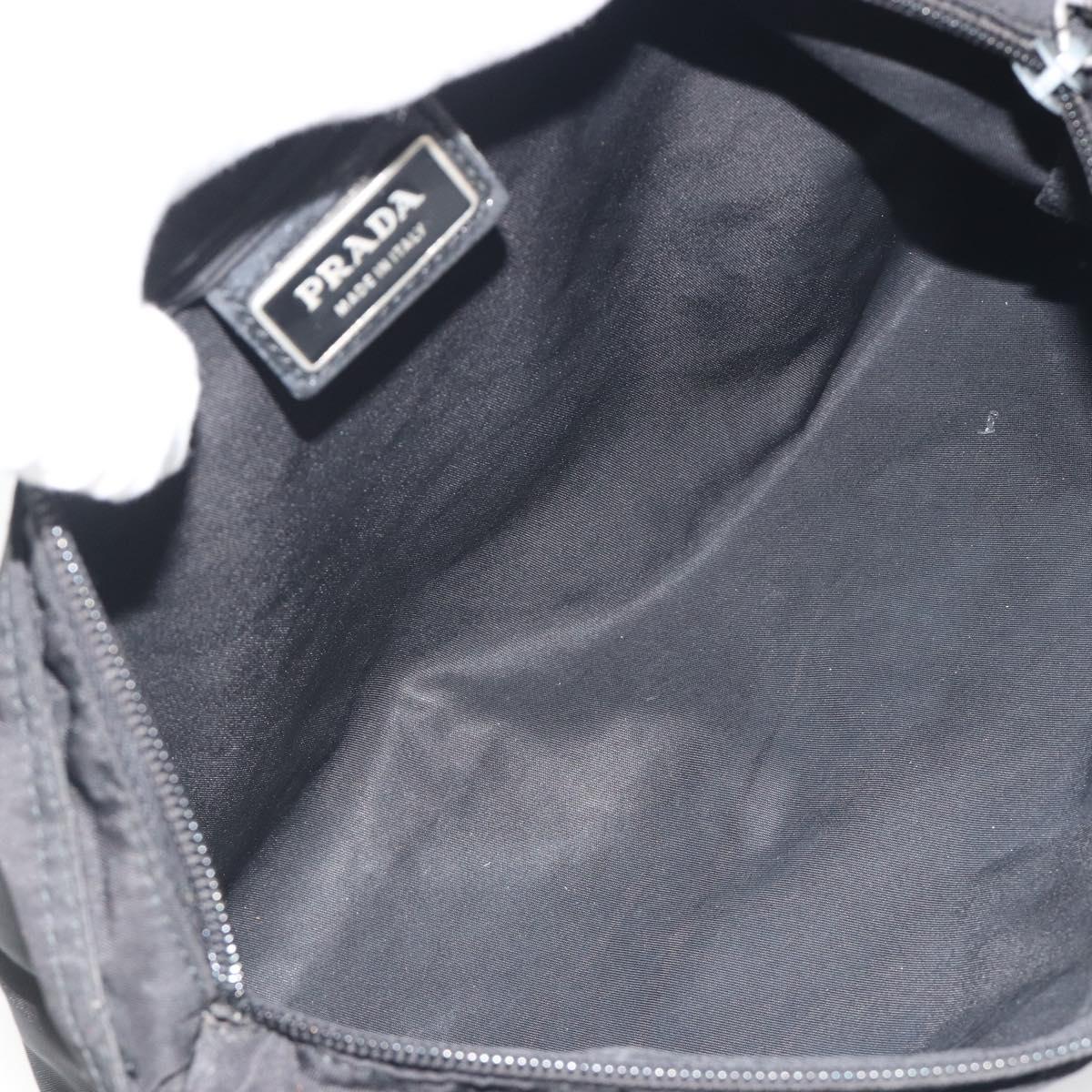 PRADA Shoulder Bag Nylon Black Auth gh414