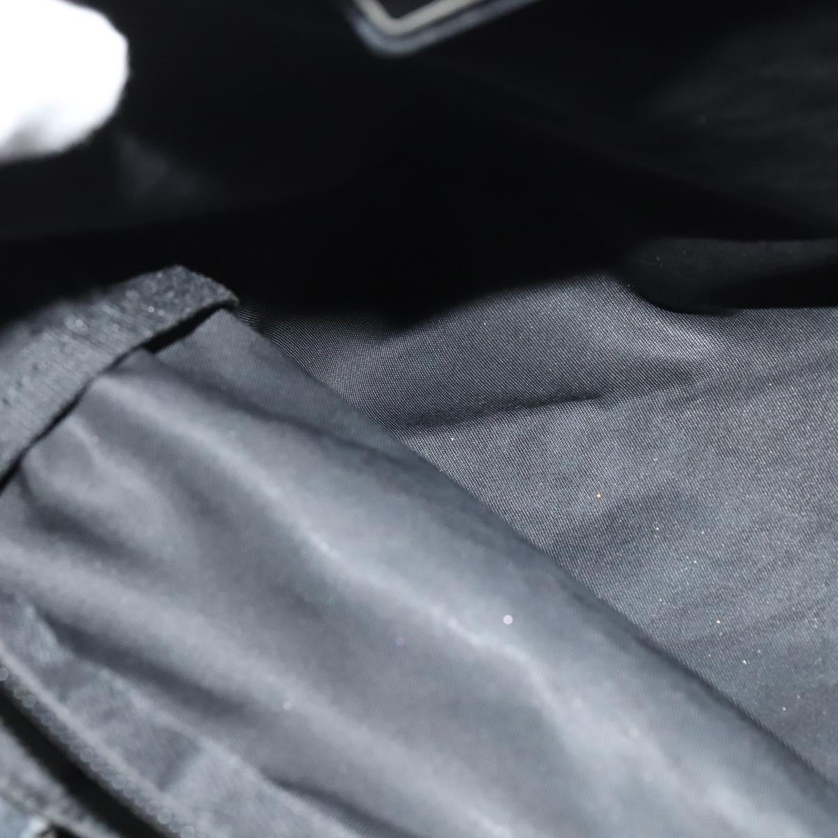 PRADA Shoulder Bag Nylon Black Auth gh414