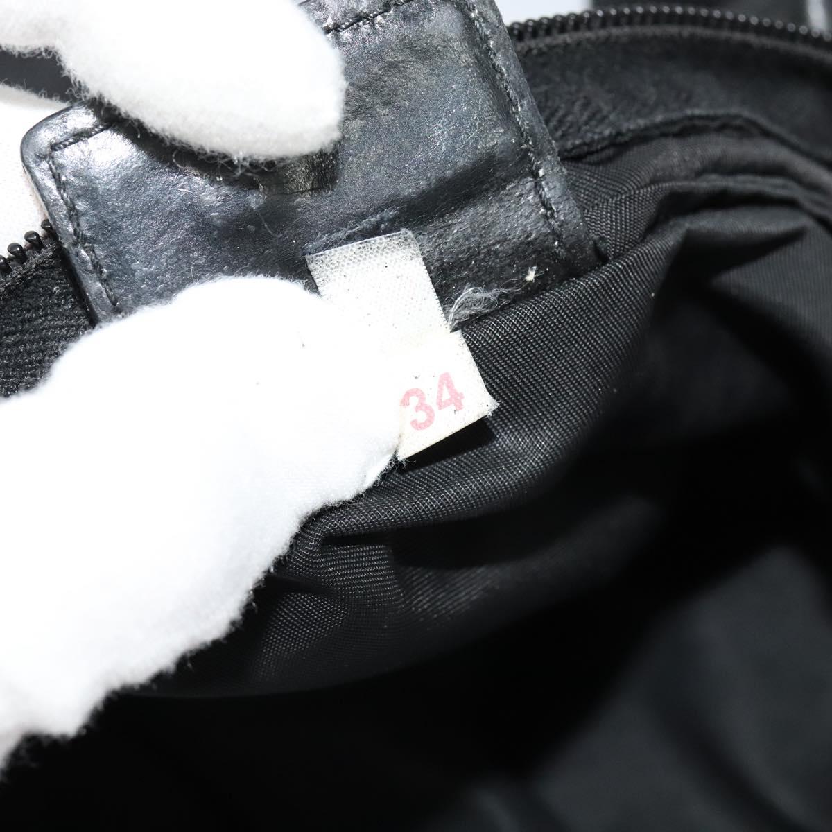 PRADA Shoulder Bag Nylon Black Auth gh414