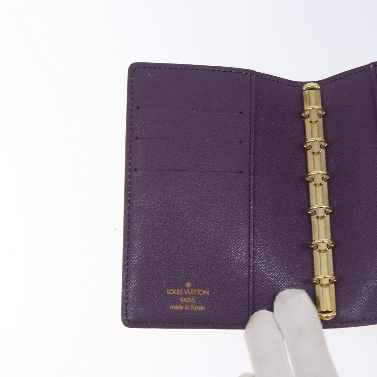 LOUIS VUITTON Epi Agenda PM Day Planner Cover Yellow R20059 LV Auth gh439