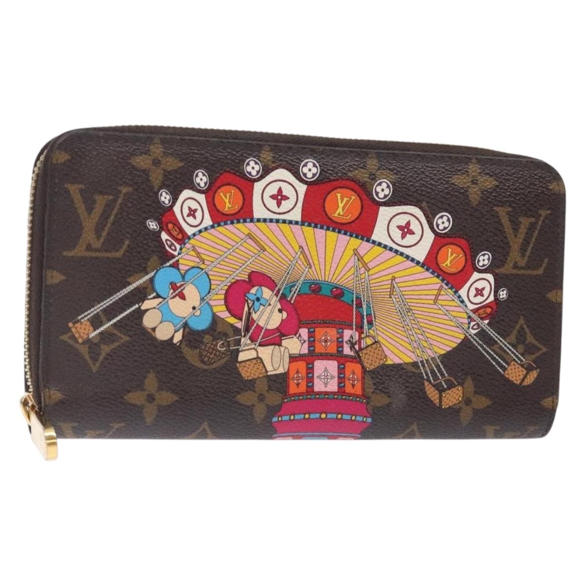 LOUIS VUITTON Monogram Vivienne Zippy Wallet Long Wallet M69753 LV Auth gh449