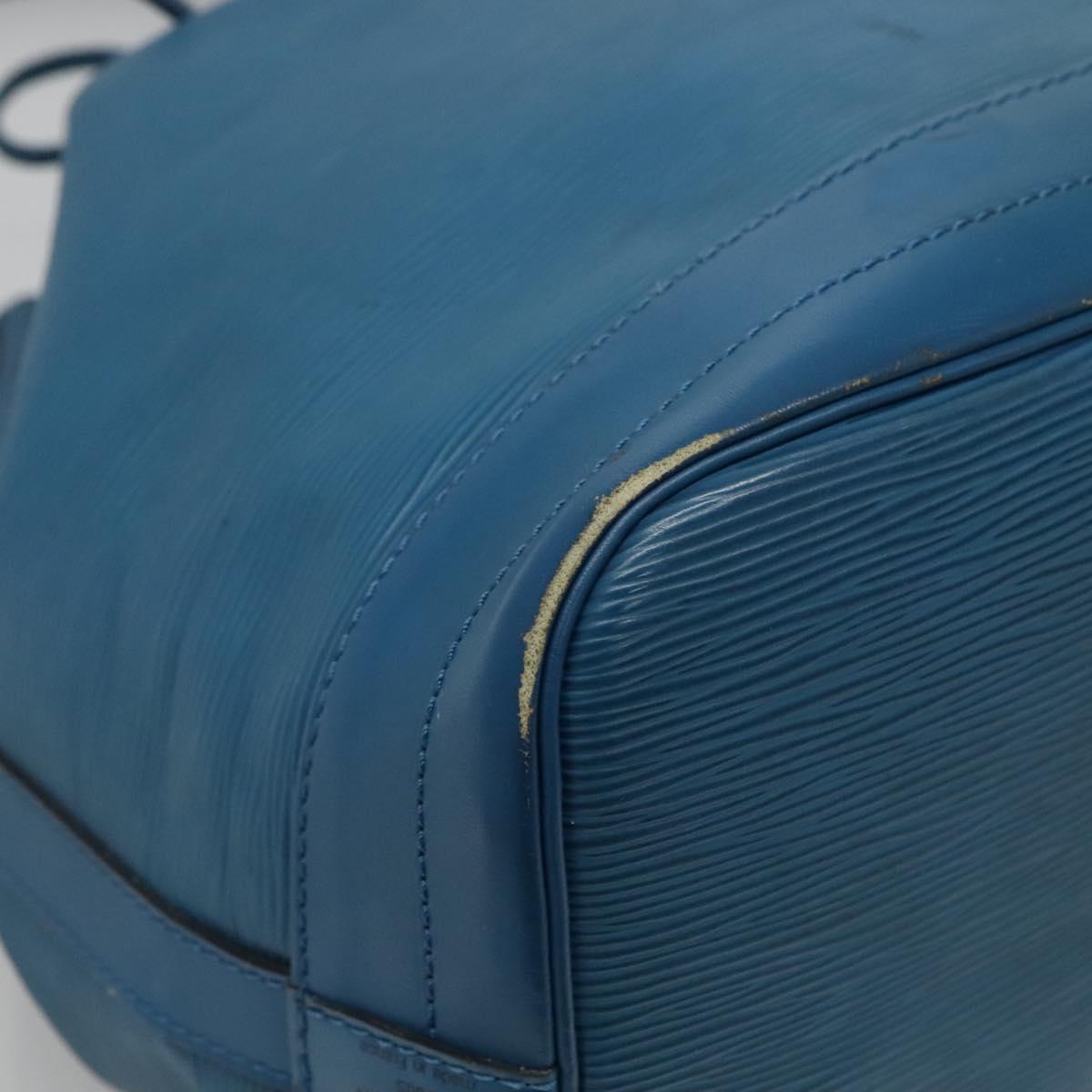 LOUIS VUITTON Epi Noe Shoulder Bag Toledo Blue M44005 LV Auth gh458