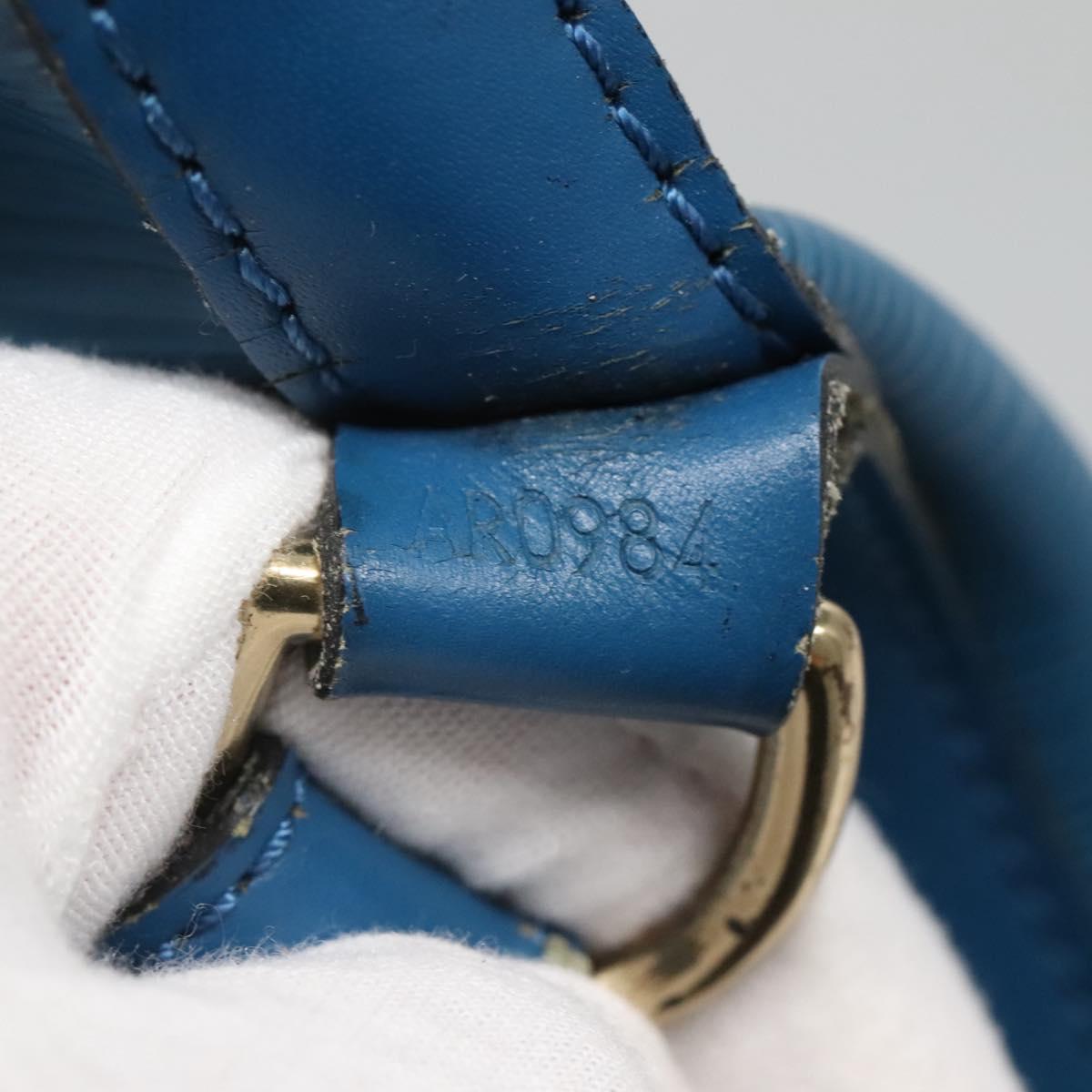 LOUIS VUITTON Epi Noe Shoulder Bag Toledo Blue M44005 LV Auth gh458