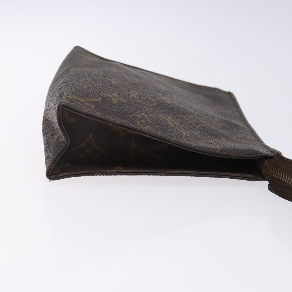 LOUIS VUITTON Monogram Poche Toilette 19 Pouch M47544 LV Auth gh466