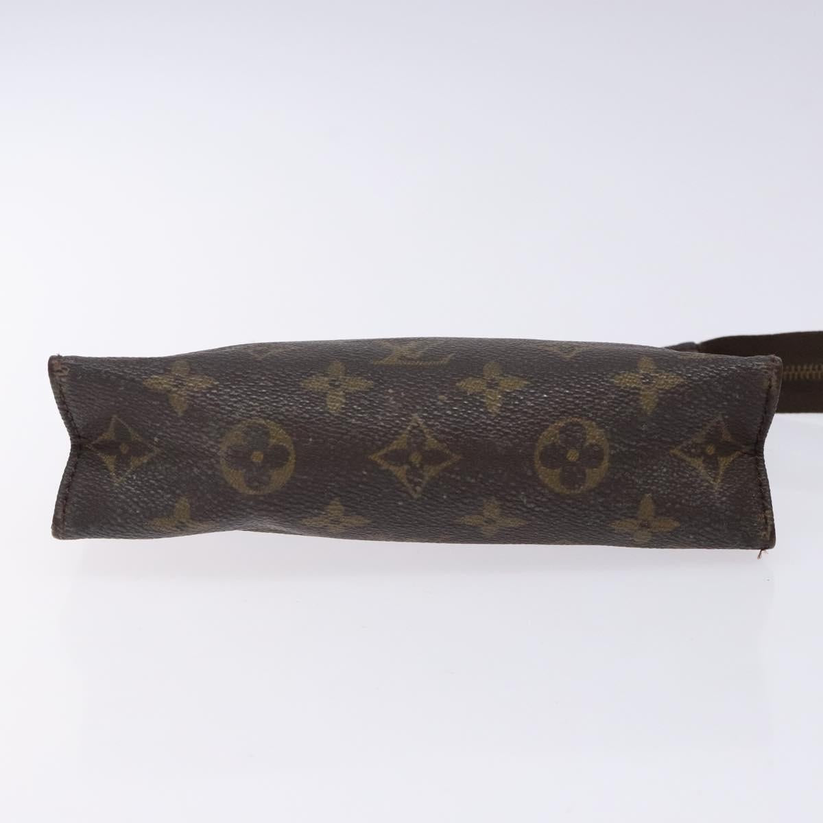 LOUIS VUITTON Monogram Poche Toilette 19 Pouch M47544 LV Auth gh466