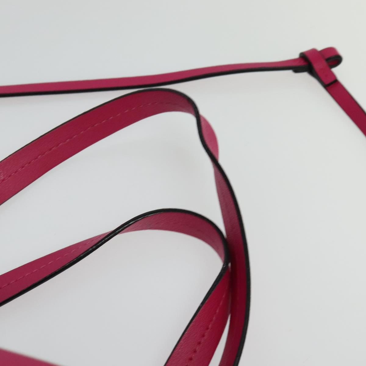 MARNI Tote Bag Leather Pink Auth gh503