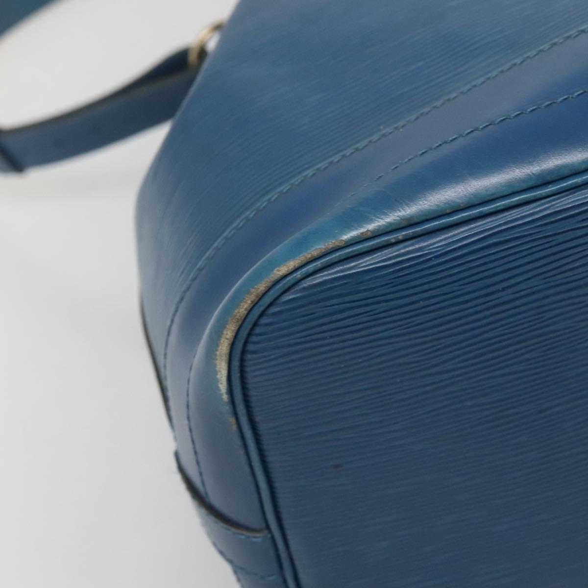 LOUIS VUITTON Epi Noe Shoulder Bag Toledo Blue M44005 LV Auth gh528