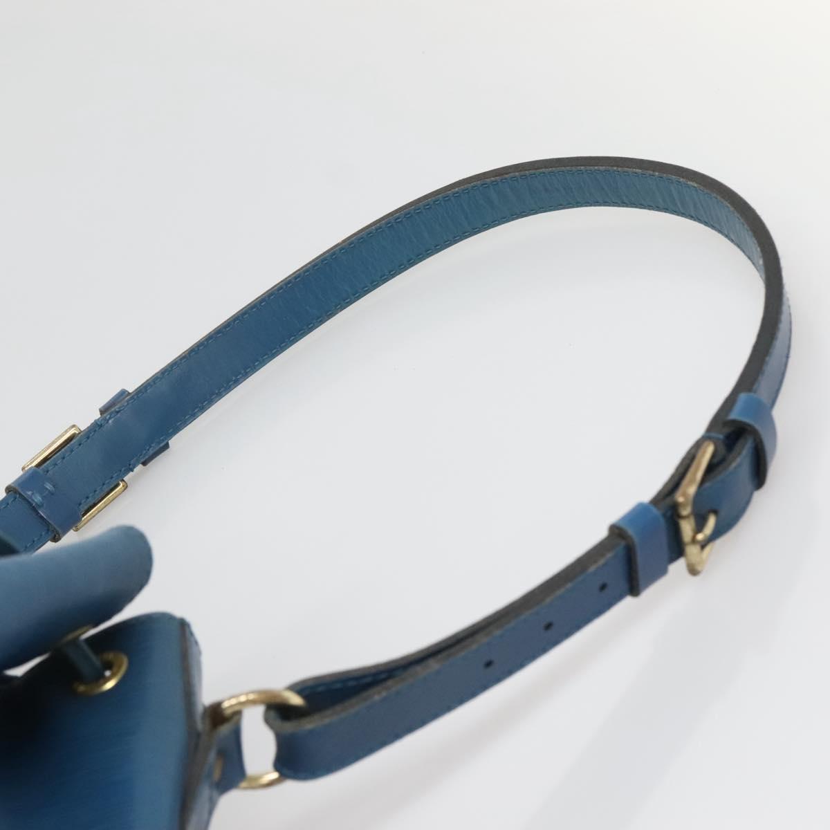 LOUIS VUITTON Epi Noe Shoulder Bag Toledo Blue M44005 LV Auth gh528