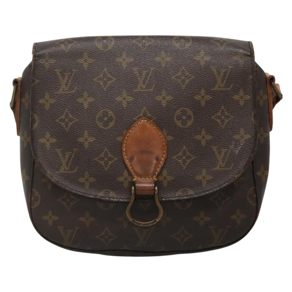 LOUIS VUITTON Monogram Saint Cloud GM Shoulder Bag M51242 LV Auth gh551