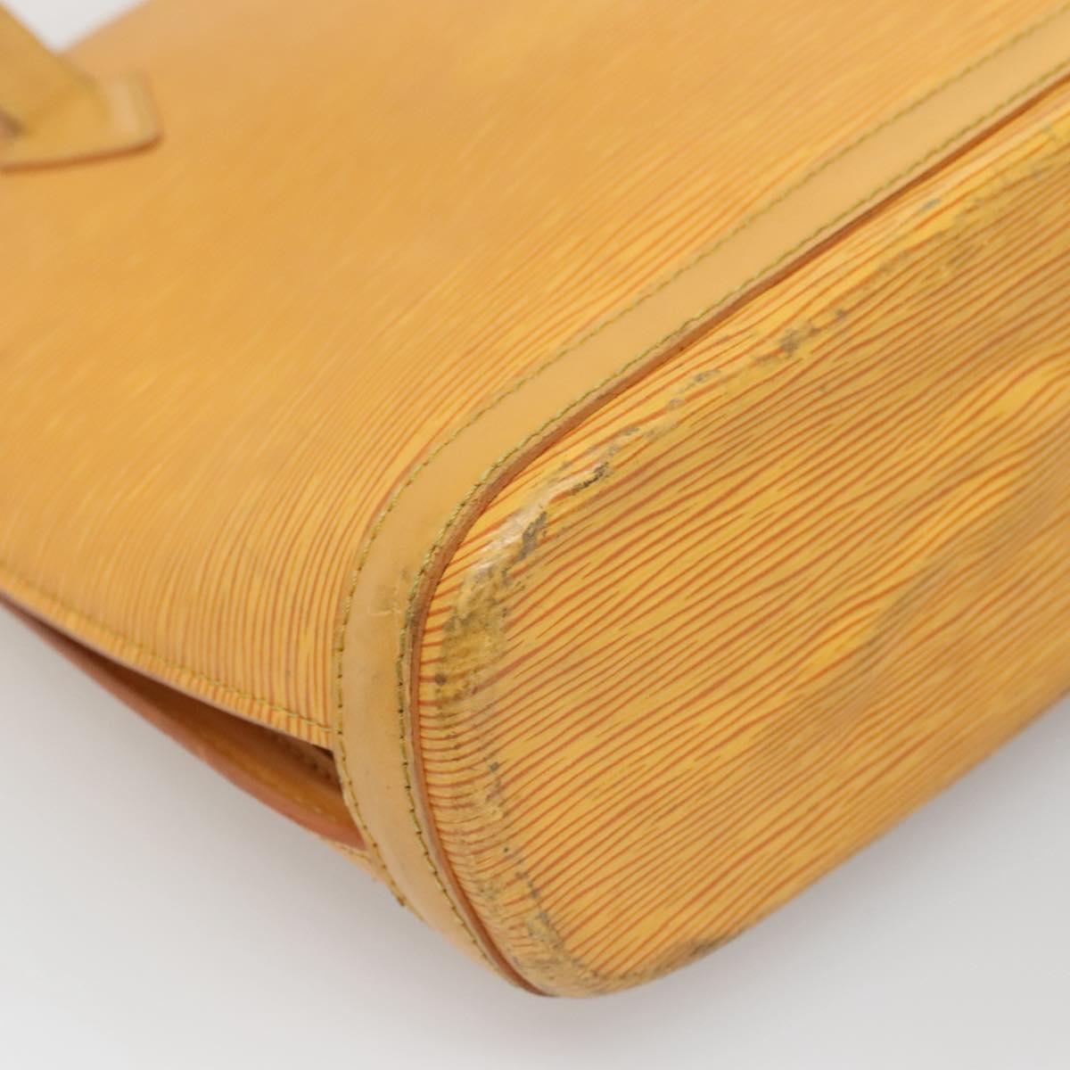 LOUIS VUITTON Epi Lussac Shoulder Bag Yellow M52289 LV Auth gh567