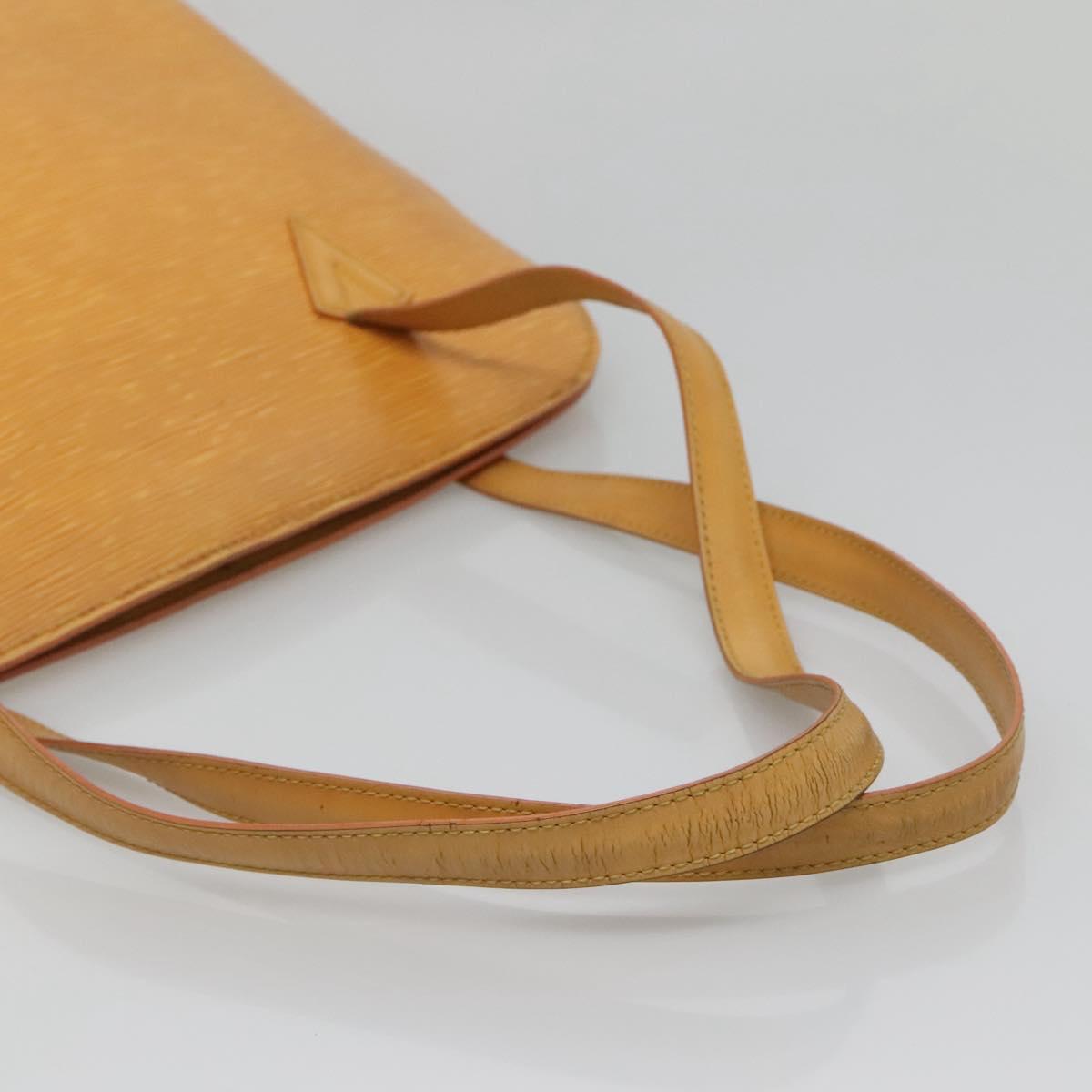LOUIS VUITTON Epi Lussac Shoulder Bag Yellow M52289 LV Auth gh567