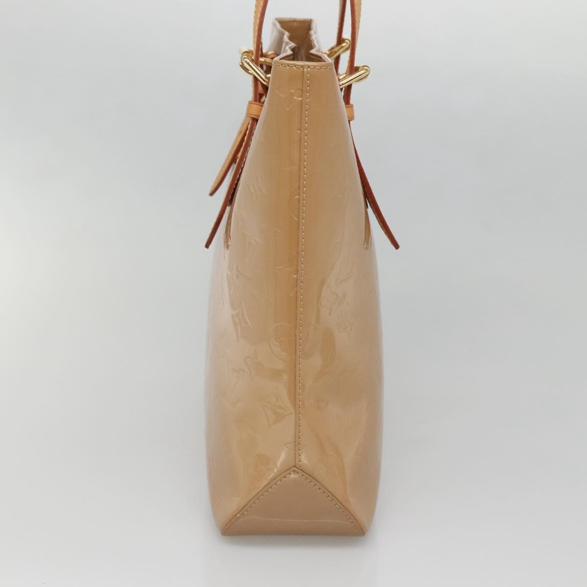 LOUIS VUITTON Monogram Vernis Brentwood Shoulder Bag Noisette M91511 Auth gh577