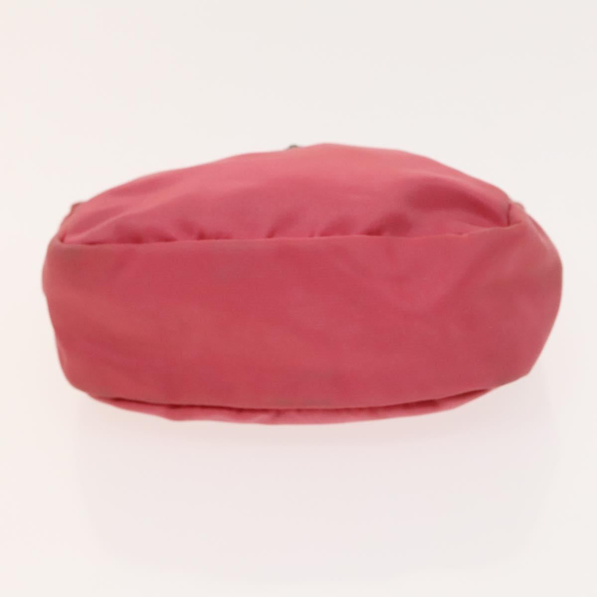 PRADA Pouch Nylon 3Set Black Pink Auth gh587