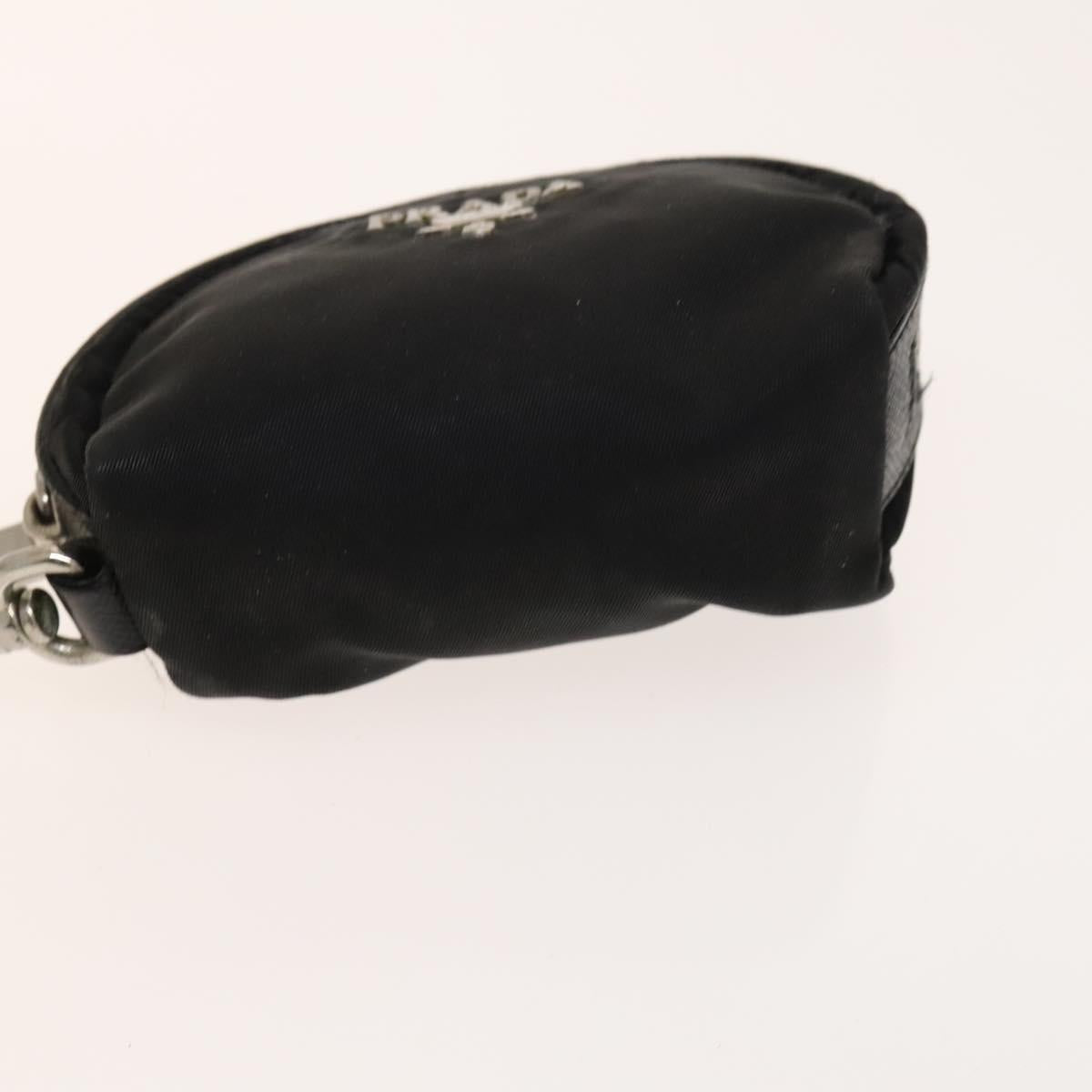 PRADA Pouch Nylon 3Set Black Pink Auth gh587