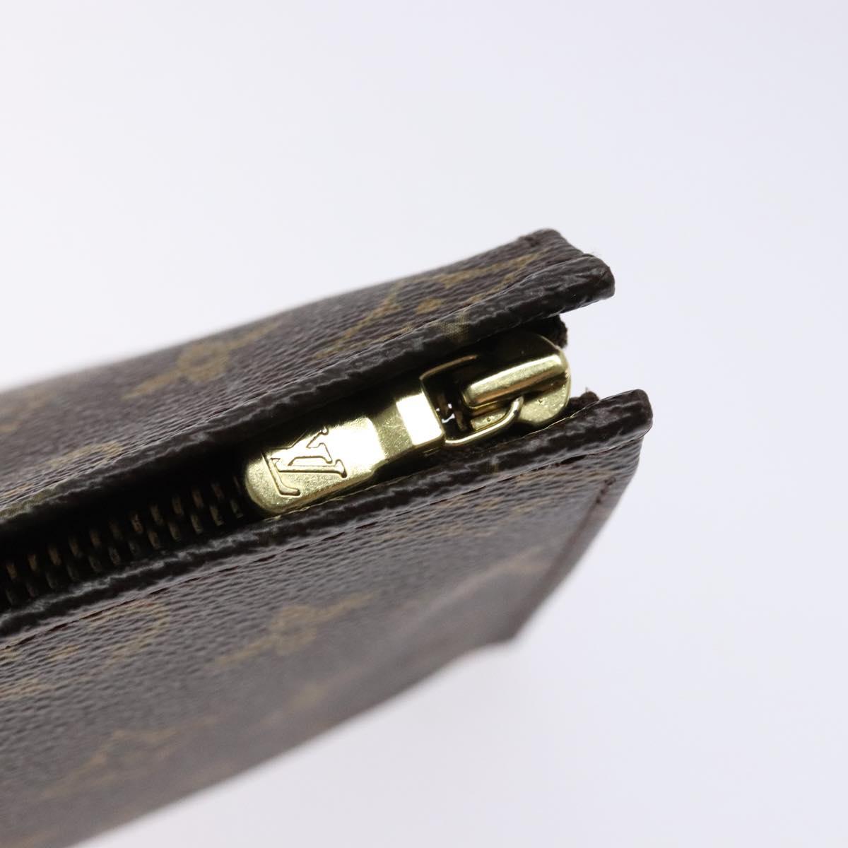 LOUIS VUITTON Monogram Poche Toilette 19 Pouch M47544 LV Auth gh597