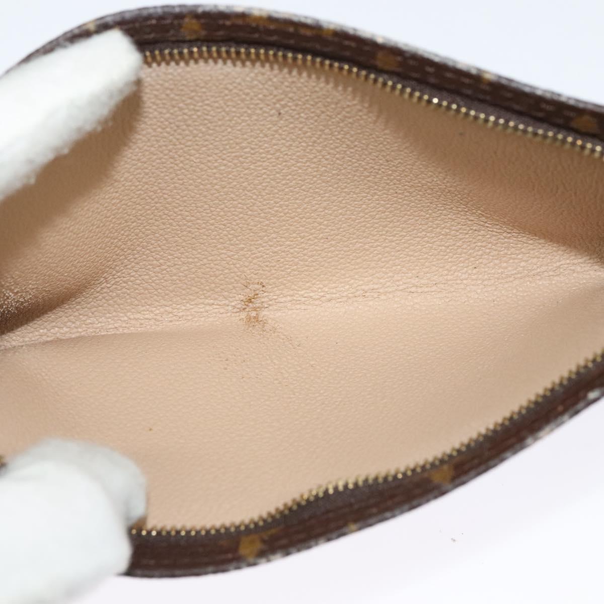 LOUIS VUITTON Monogram Bucket GM Accessory Pouch LV Auth gh618