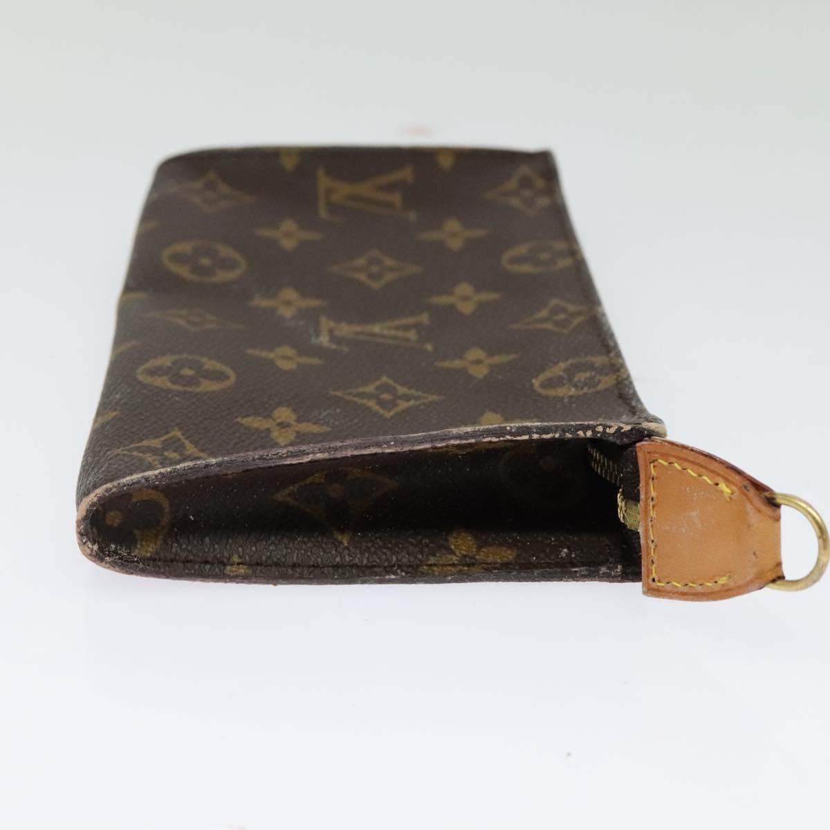 LOUIS VUITTON Monogram Bucket GM Accessory Pouch LV Auth gh618