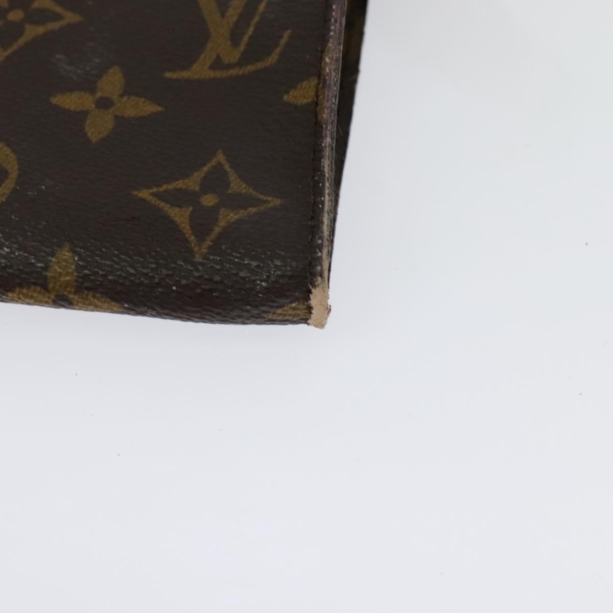 LOUIS VUITTON Monogram Bucket GM Accessory Pouch LV Auth gh618