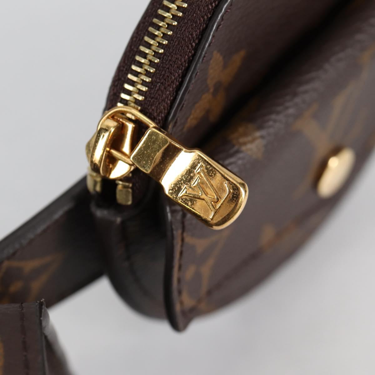 LOUIS VUITTON Monogram Ceinture Daily Multi Pocket Belt M0236 LV Auth gh628M
